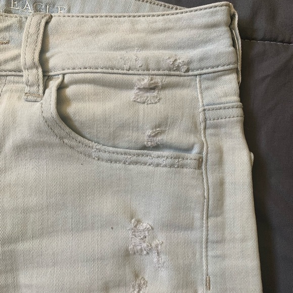 Light Wash Jean Shorts - Picture 6 of 11